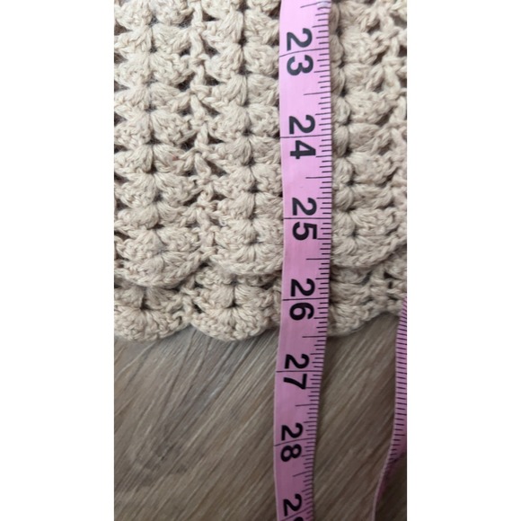 Free People knit crochet sweater size Large - Picture 6 of 7